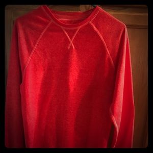 Long Sleeved Red Sweatshirt
